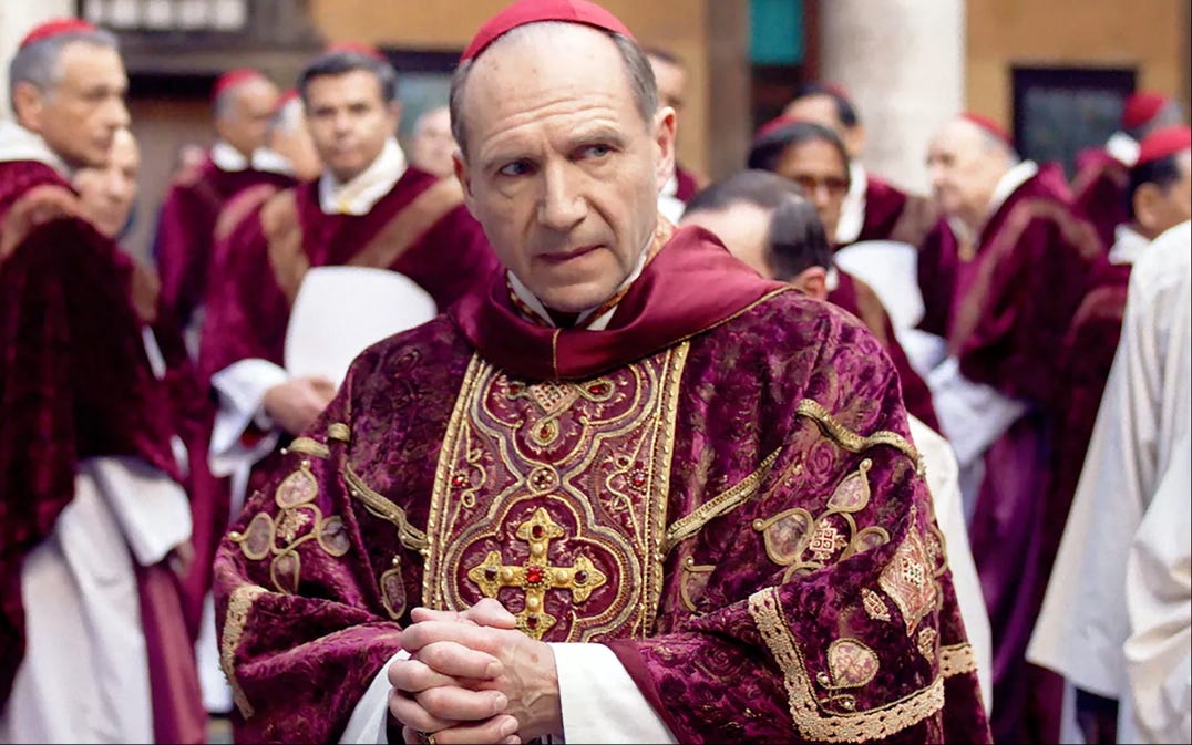 Ralph Fiennes in Conclave. Ralph Fiennes in Conclave.