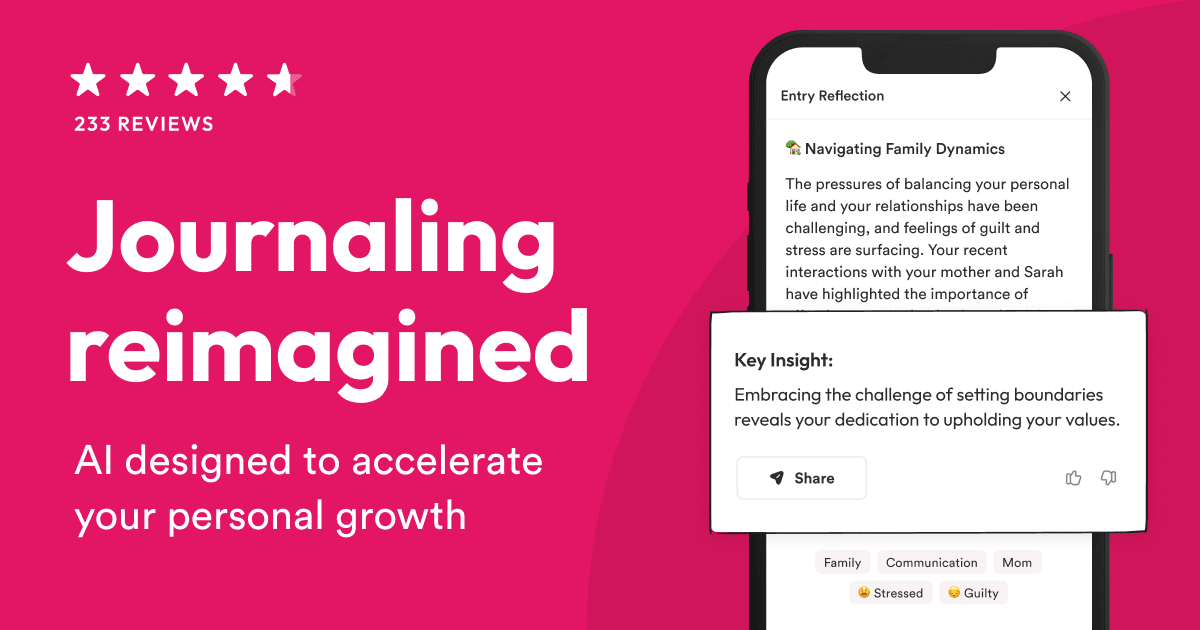 Rosebud - AI Journal for Personal Growth Rosebud - AI Journal for Personal Growth