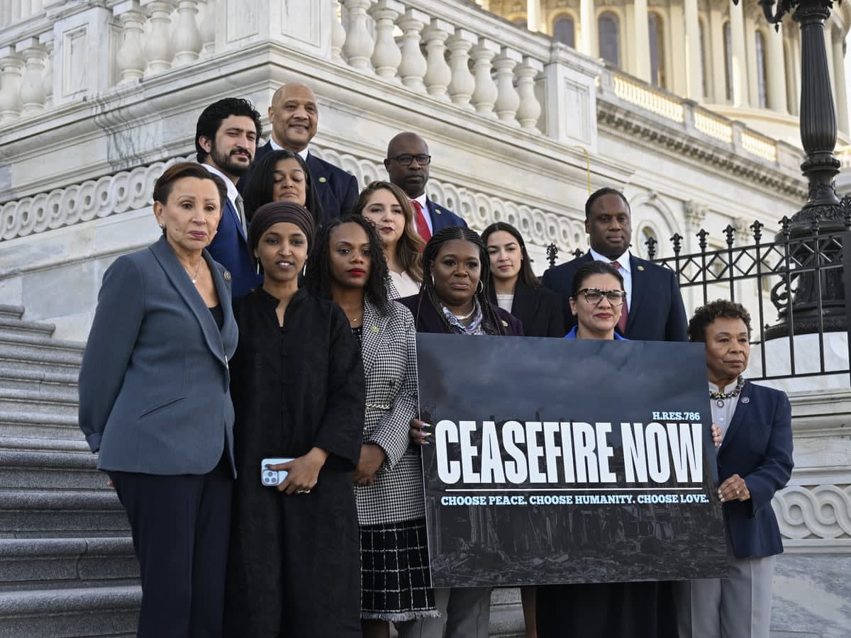 Pro-Israel groups target US lawmakers critical of Israel's war ahead of primaries | US politics | The Guardian