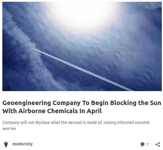 Scientists Dump 143,000 Pounds of CHEMICALS Into Ocean in Geoengineering Experiment