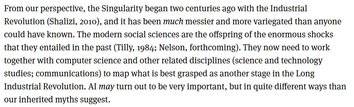 Farrell & Shalizi, “AI as Social Technology”, May 11th, 2026