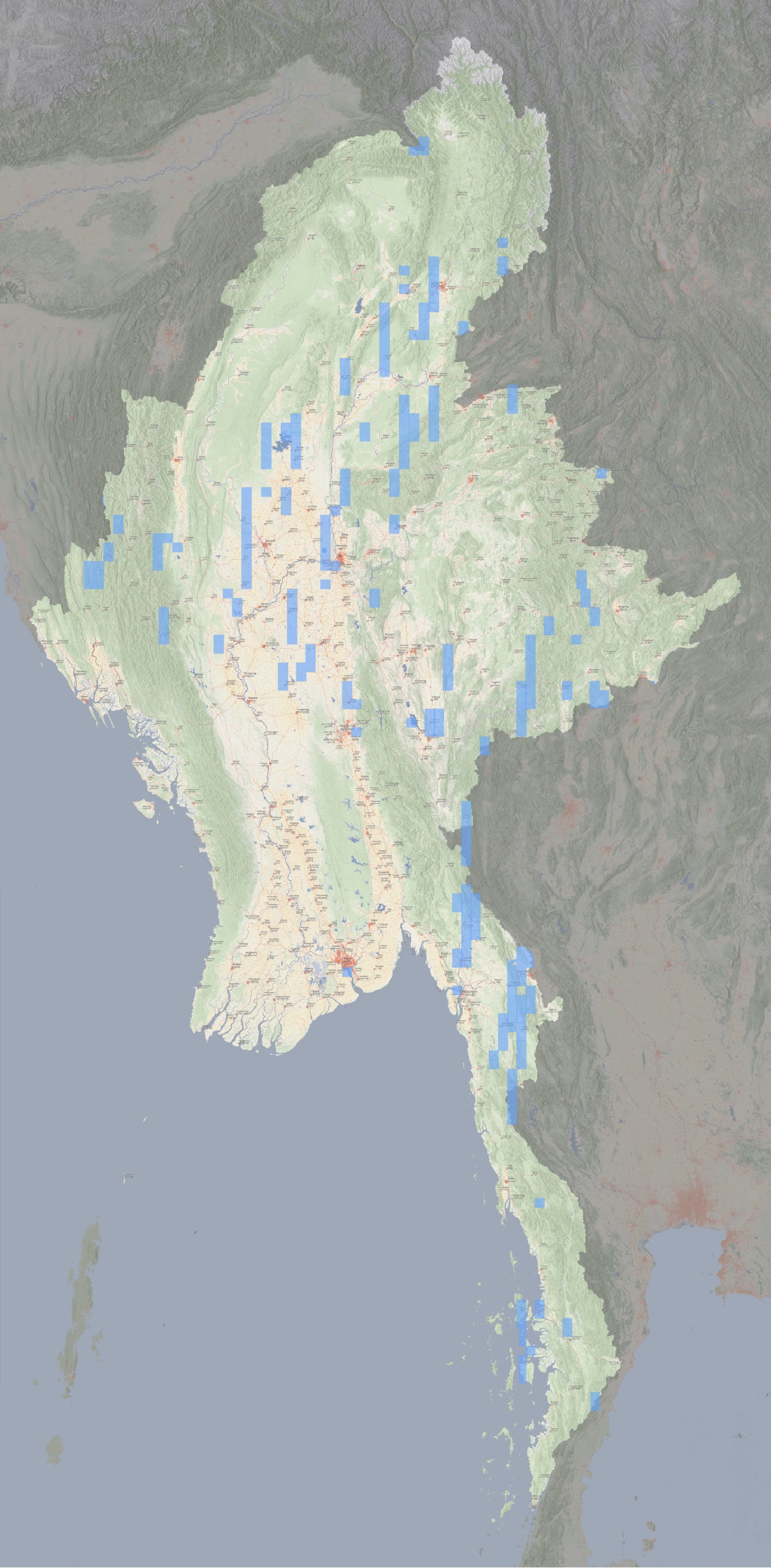 The Geospatial Digest - Tracking recent, free satellite imagery of Myanmar