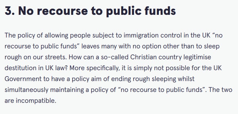 Labour’s Andy Burnham voiced support for migrants to have immediate access to welfare and social housing