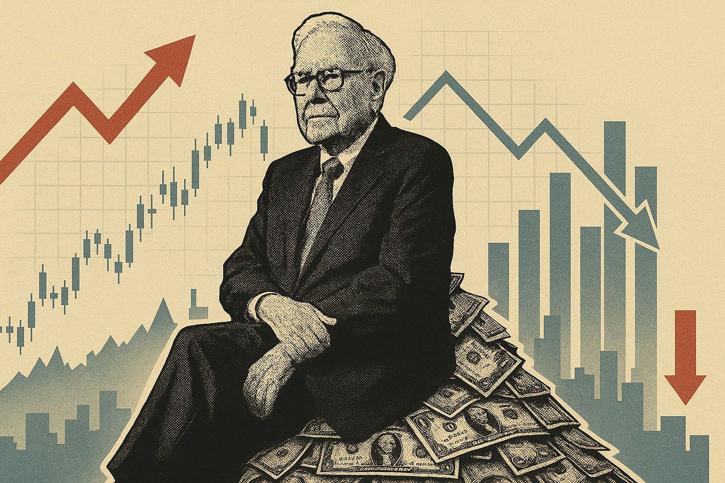 Warren Buffett still thinks the market's too expensive. Look at his $381  billion cash pile.