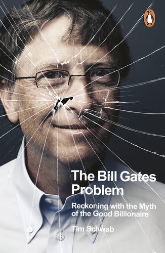 The cover of the book 'The Bill Gates Problem' with an image of Gates behind shattered glass The cover of the book 'The Bill Gates Problem' with an image of Gates behind shattered glass