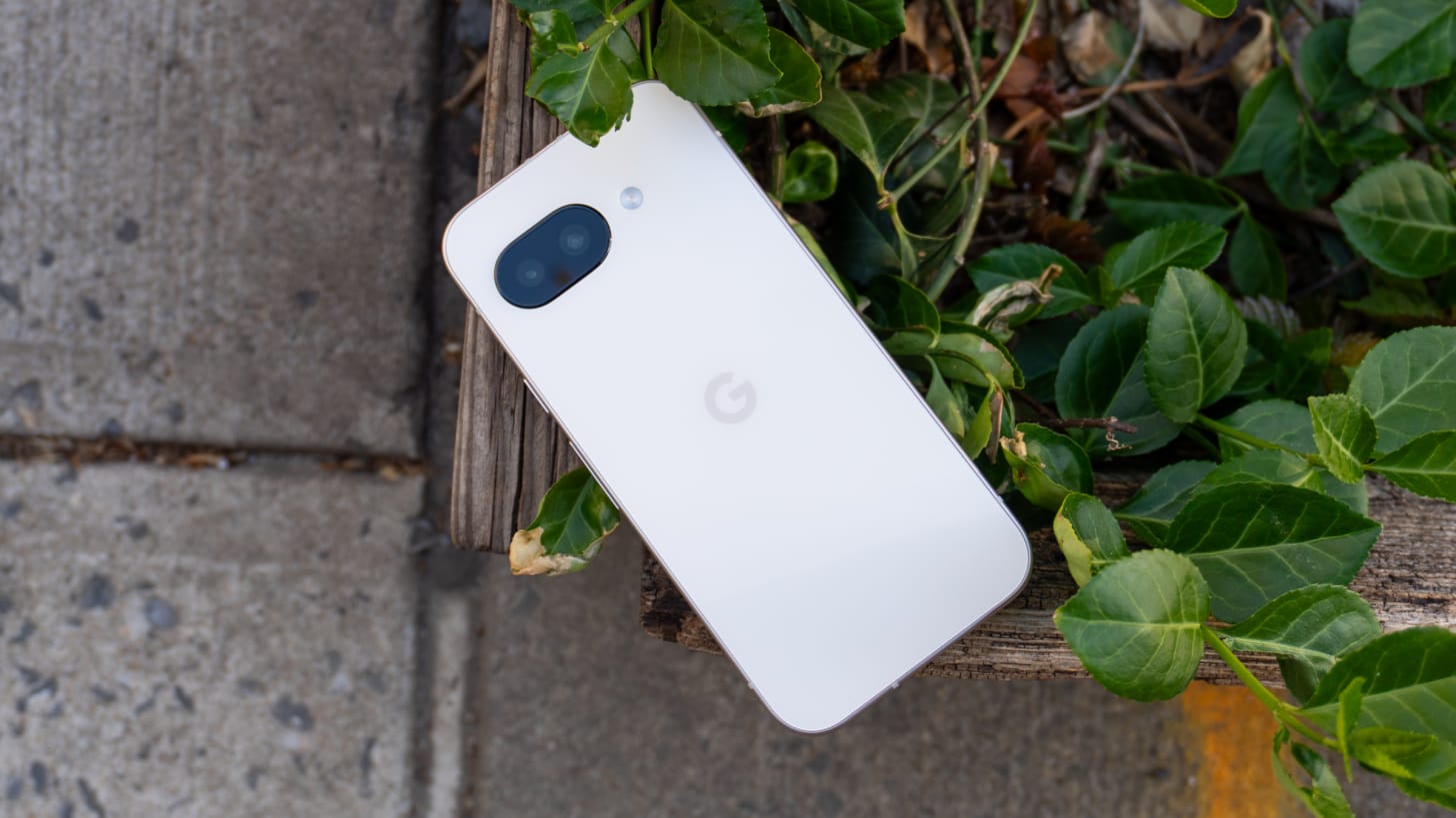 Pixel 9a in white