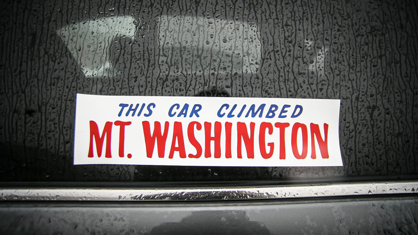 The History of the "This Car Climbed Mt. Washington" Bumper ...