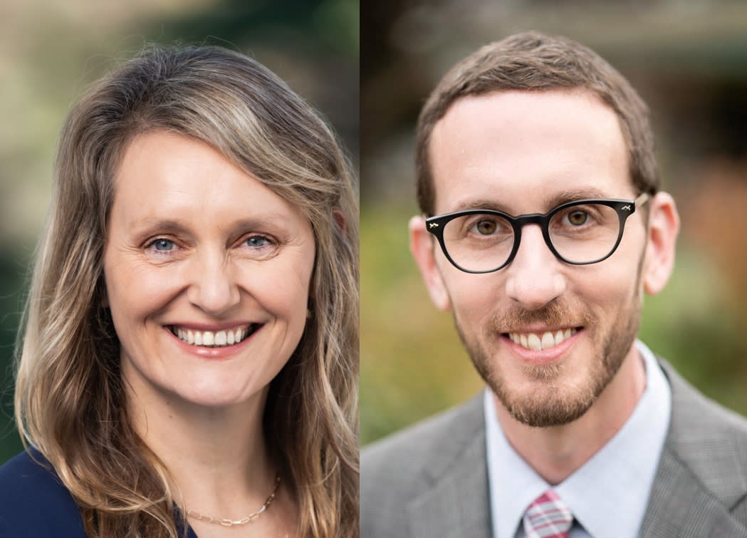 Asm. Buffy Wicks and Sen. Scott Wiener
