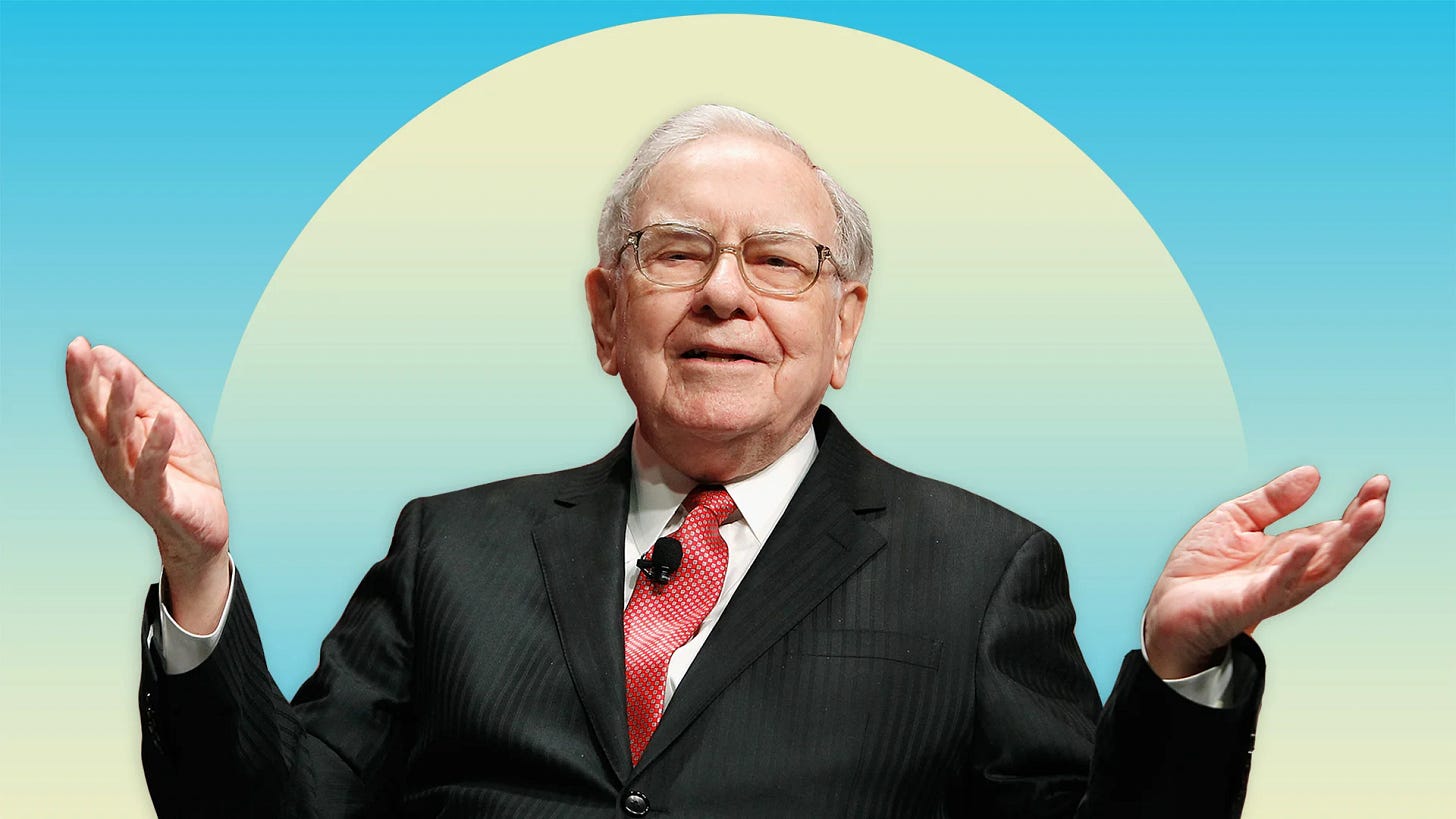 Warren Buffett Paints a Picture With a Sky-High Stack of $100 Bills