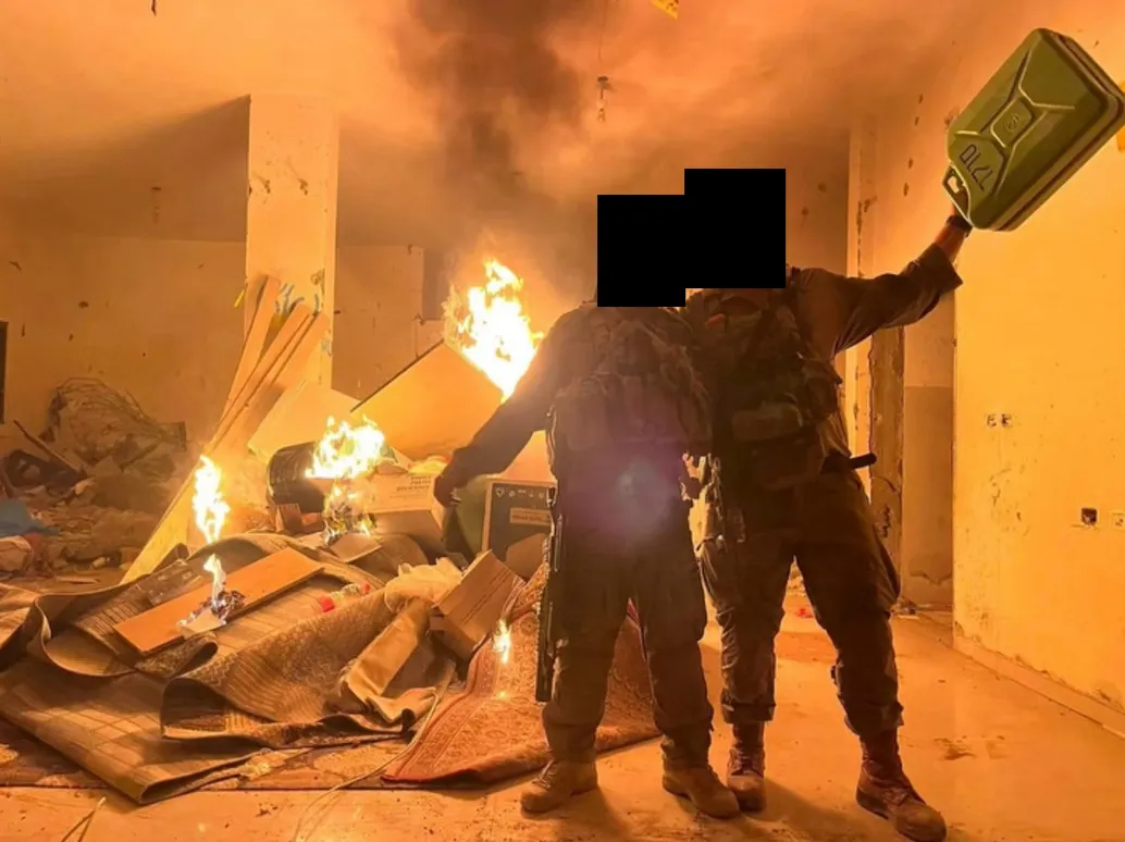 Israeli Soldiers Torched Food, Homes, and a Critical Sewage Treatment Plant in the Wake of Ceasefire Announcement