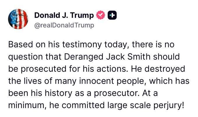 Trump Rages as Jack Smith Accidentally Exposes the Partisan Scam Behind the Jan 6 Probe