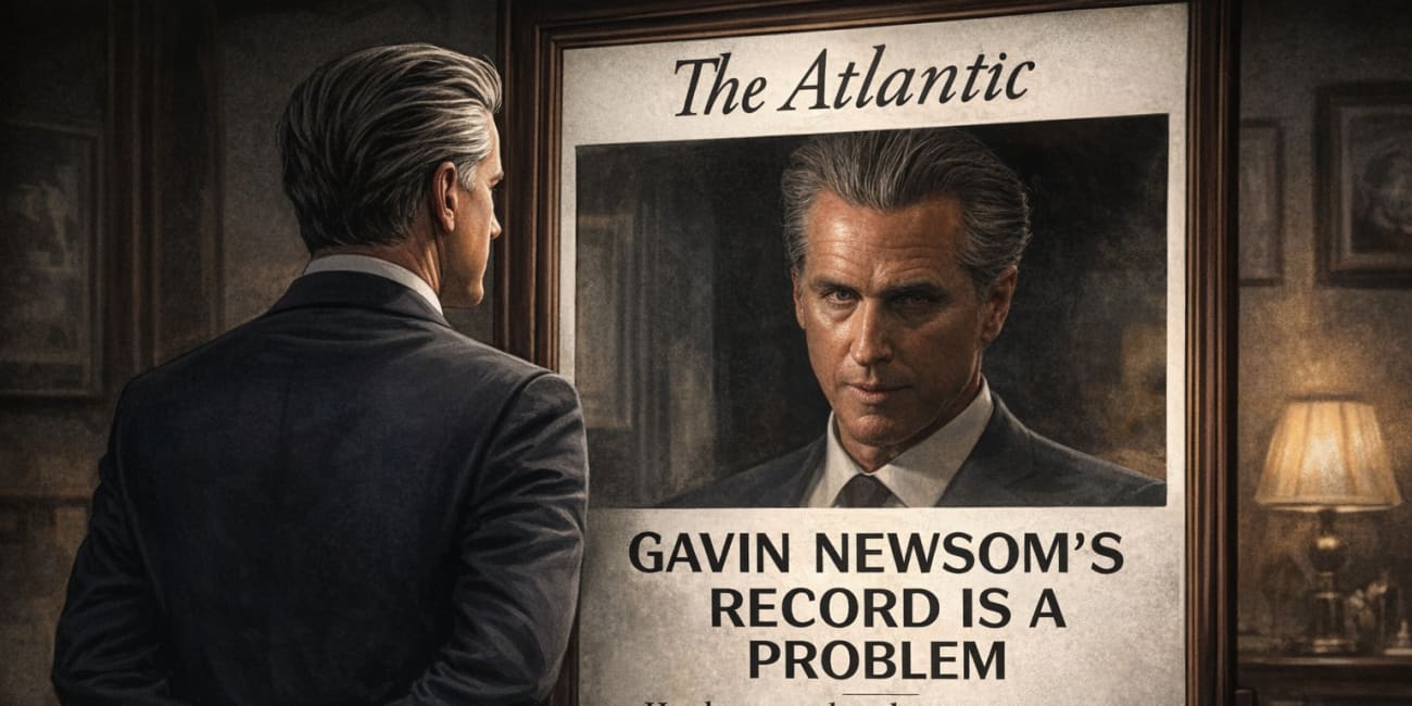 The Atlantic Sharply Critiques Gavin Newsom’s Record. Then Stops Short