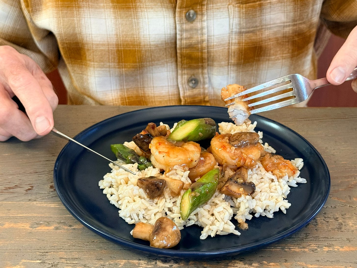 shrimp stir-fry