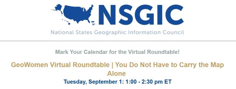 EarthStuff - GeoWomen Virtual Roundtable - You Do Not Have to Carry the Map Alone 