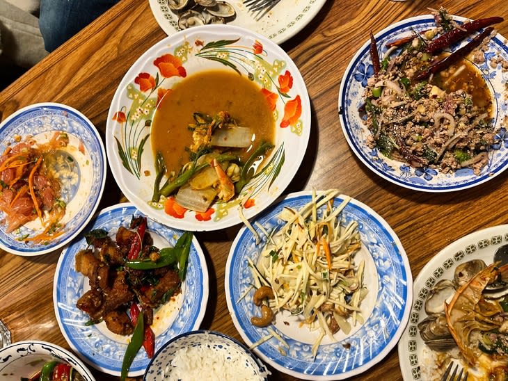 Delicious looking Thai food