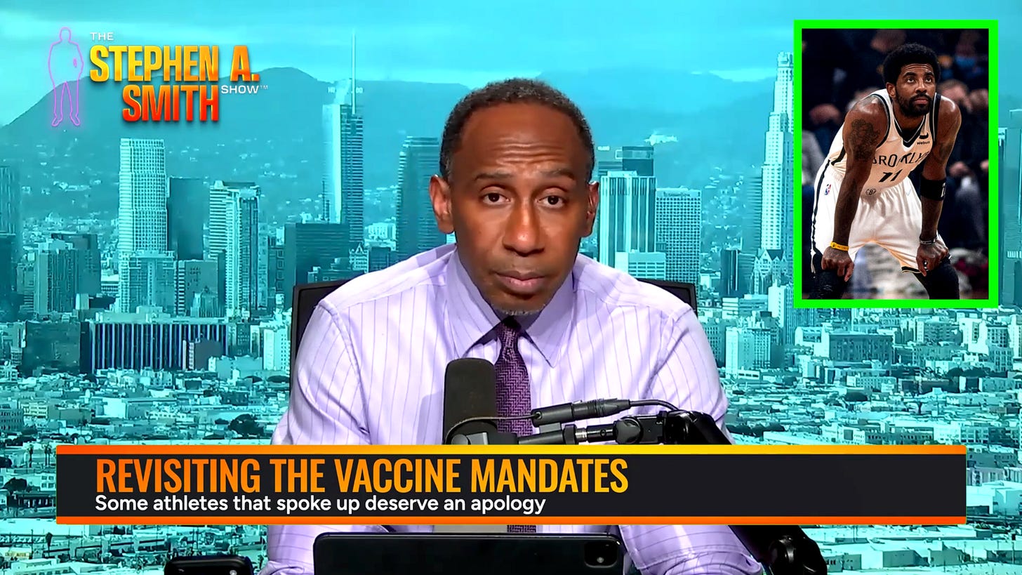 Stephen A. Smith’s Heartfelt Apology to Kyrie Irving: A Moment of Accountability