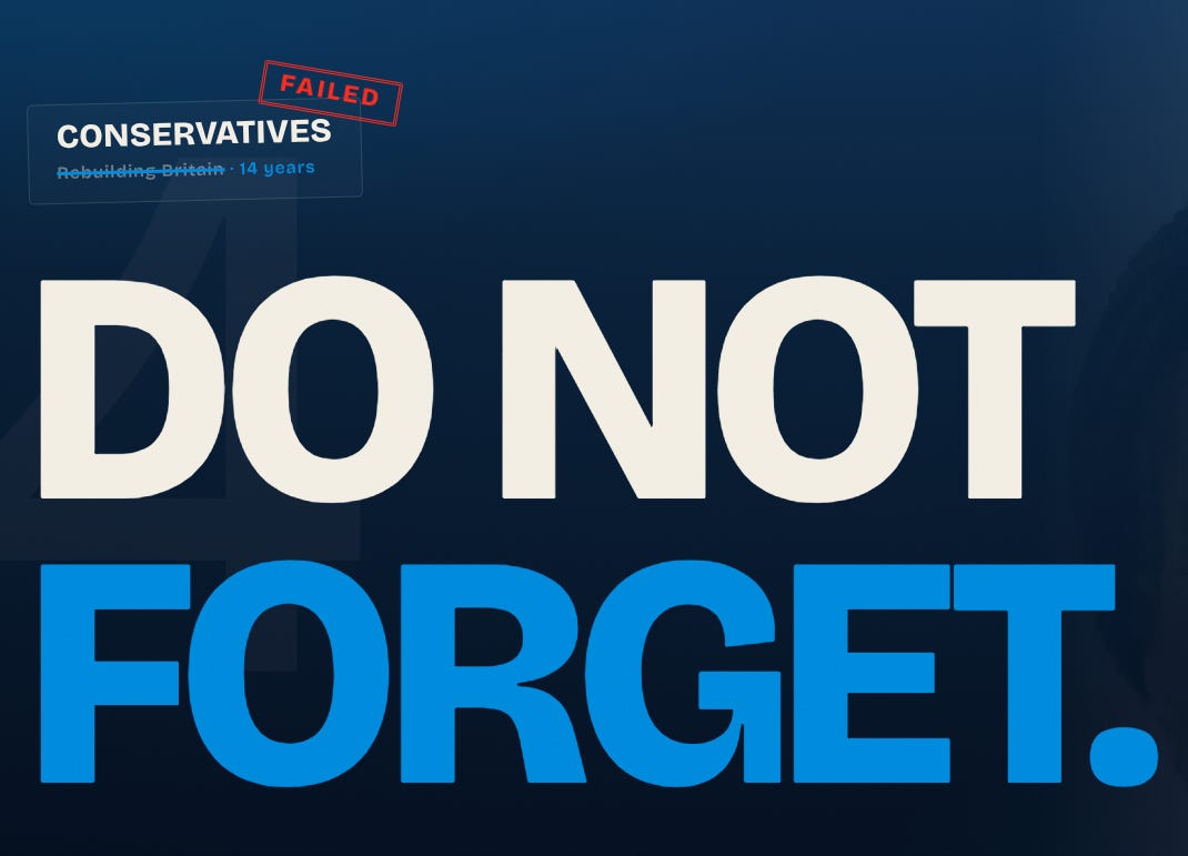 Don’t Let the Tories Pretend They Were Not Responsible for Where We Are