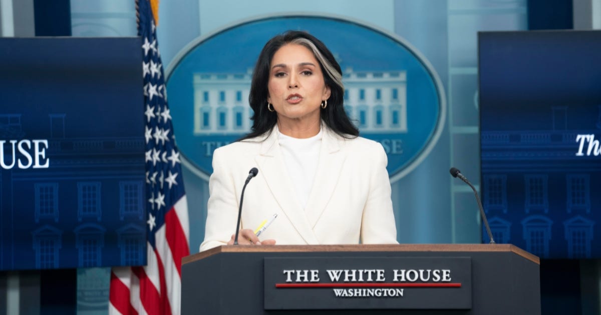Tulsi Gabbard Resigns as Director of National Intelligence
