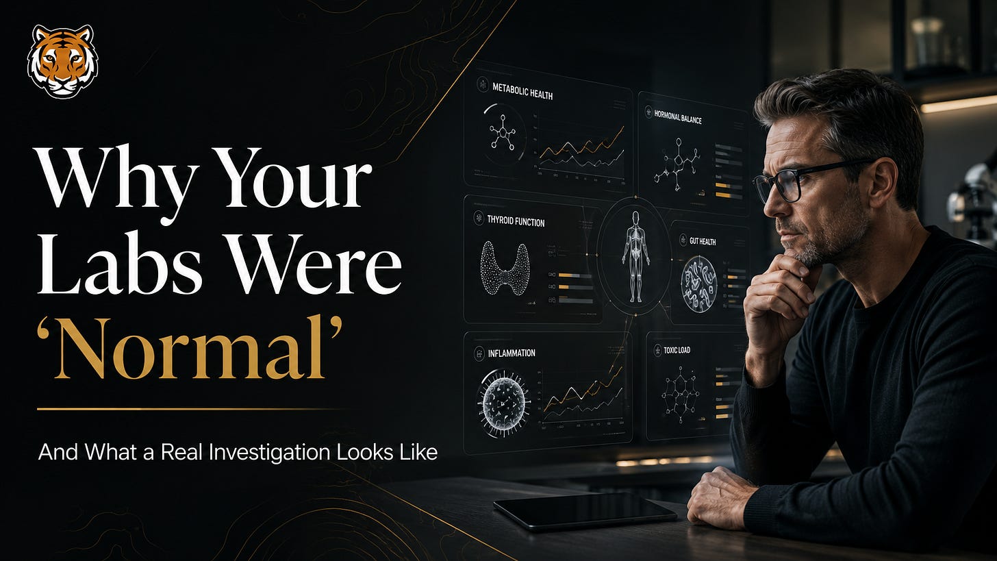 Why your labs were “normal” — and what a real investigation looks like.