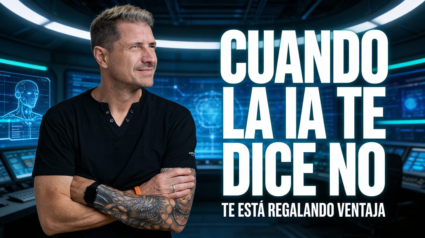 Cuando la IA te dice “no”, te está regalando ventaja