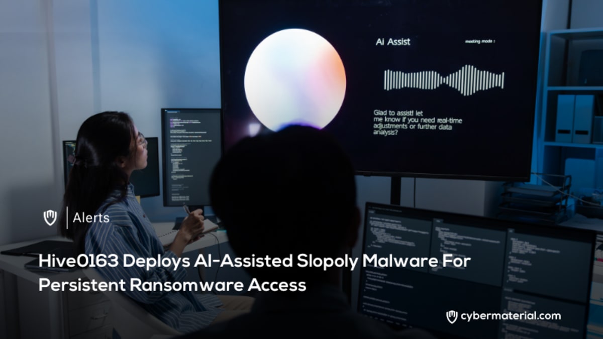 Hive0163 Employs AI-Driven Malware for Ransomware Attacks Hive0163 Employs AI-Driven Malware for Ransomware Attacks