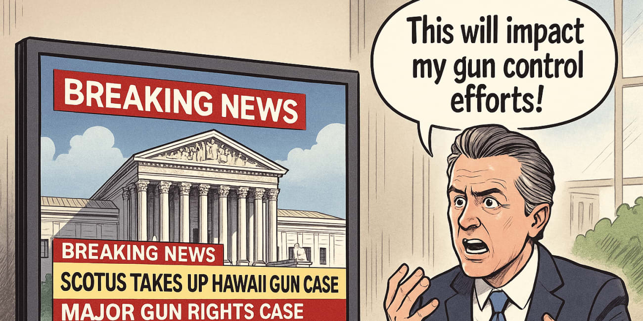*Breaking News* Supreme Court Agrees to Hear a Case Out of Hawaii That Could Blow a Hole in California’s New Restrictive Gun Law 