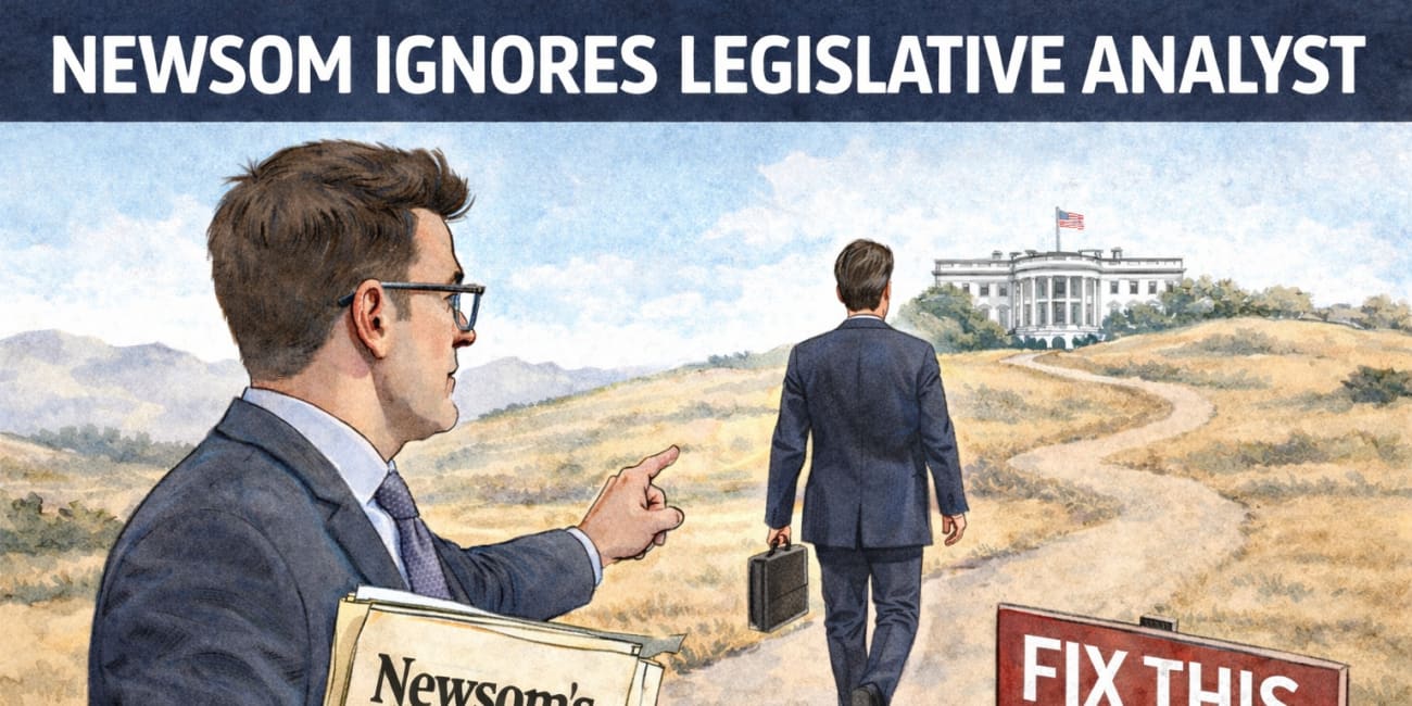 7 Ways The CA Legislative Analyst Torches Newsom’s Proposed Budget