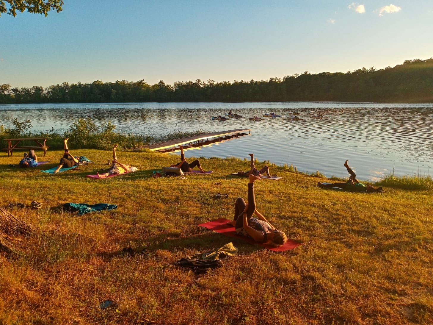 Roo Morgan's "Pop-Up" Yoga Business