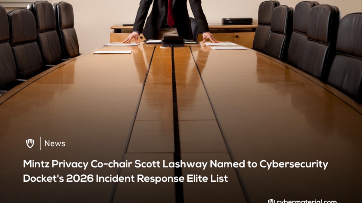Scott Lashway Joins Cybersecurity Docket’s 2026 Elite List
