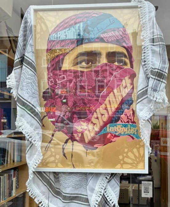 A poster on a window

AI-generated content may be incorrect.