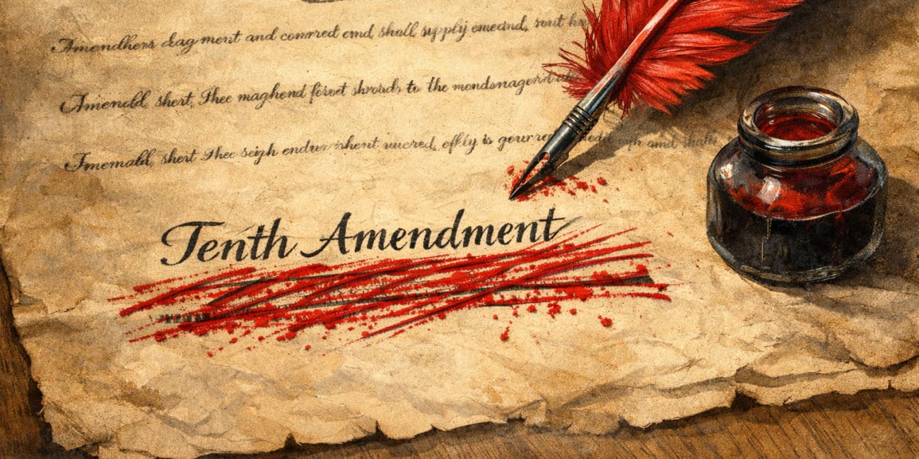 President Trump’s Order On Fire Rebuilding In Los Angeles Brushes Up Against The 10th Amendment