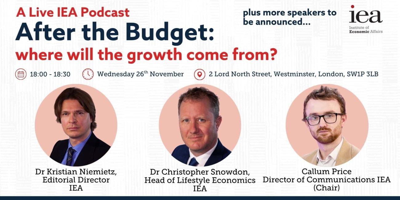 INVITATION: After the Budget - Where Will the Growth Come From?