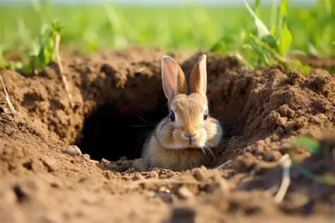 Premium Photo | An empty rabbit burrow in a field Premium Photo | An empty rabbit burrow in a field