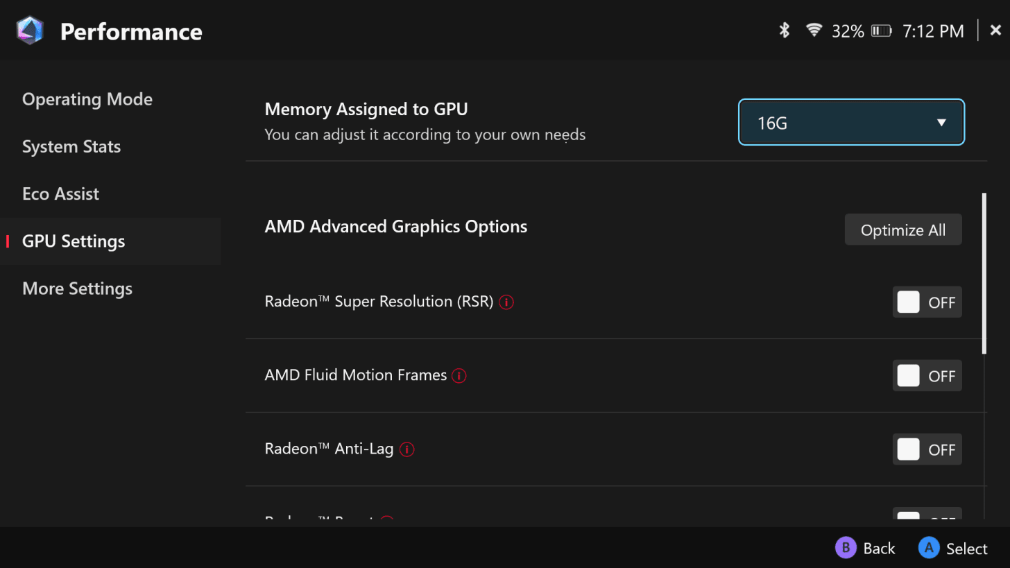 Best Asus ROG Xbox Ally X settings