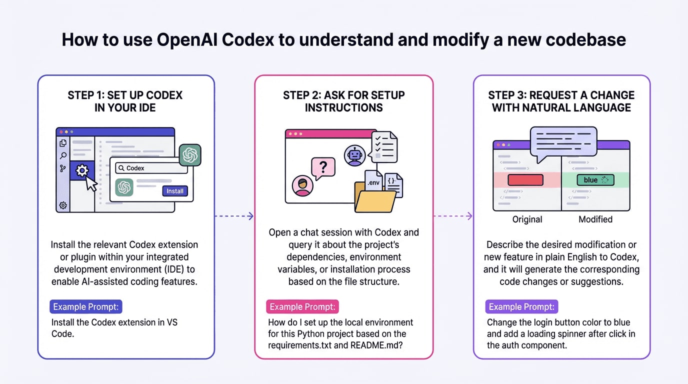 How to Use OpenAI Codex to Understand and Modify a New Codebase
