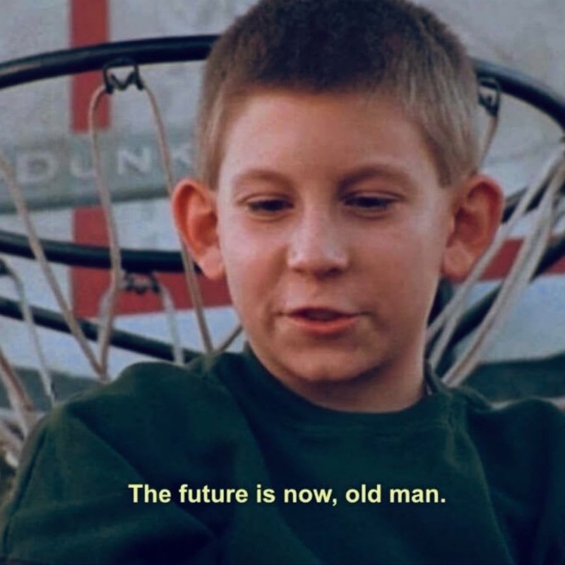 My 2024 New Year's resolution: don't let the fear of losing something in the  future prevent me from fully enjoying that something in the now. It sounds  like a positive disguised as