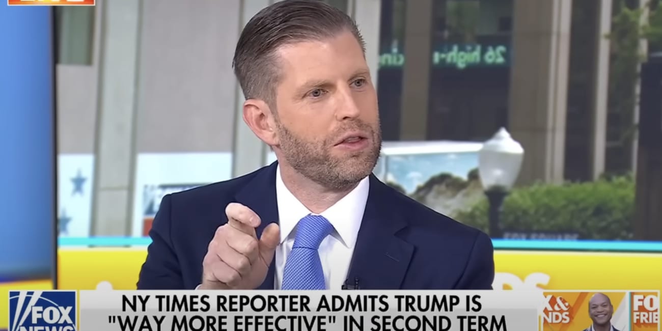Eric Trump says his father saw Charlie Kirk as another "son"
