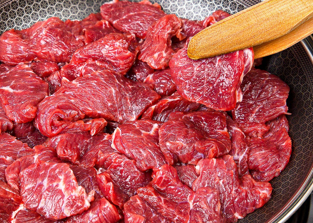 Beef in garlic sauce - by Sophie - Essen Recipes