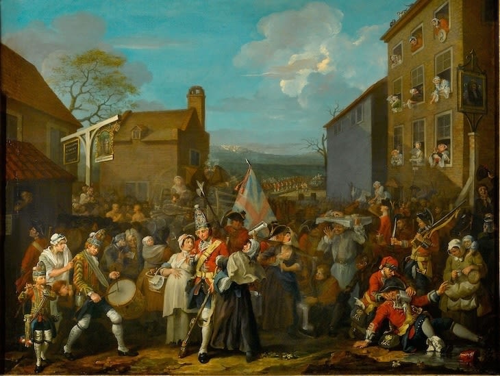 William Hogarth's march to finchley