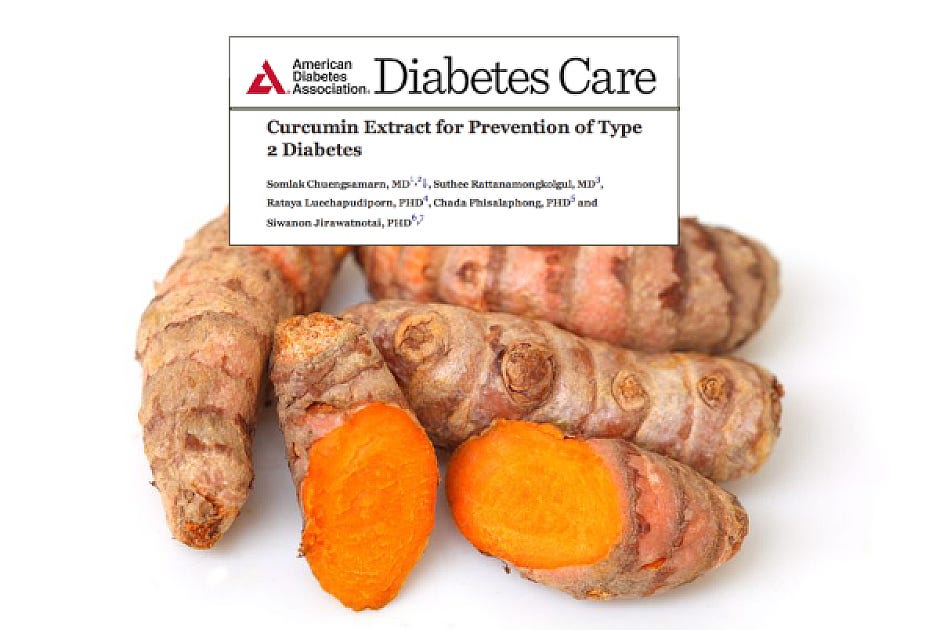 Curcumin and diabetes prevention
