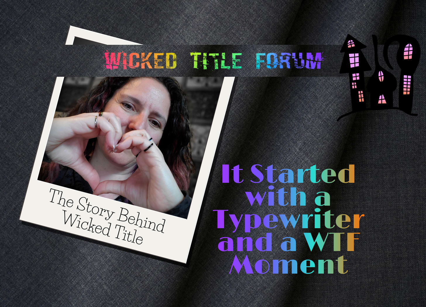 🐐🎙️It Started with a Typewriter and a WTF Moment: The Story Behind Wicked Title