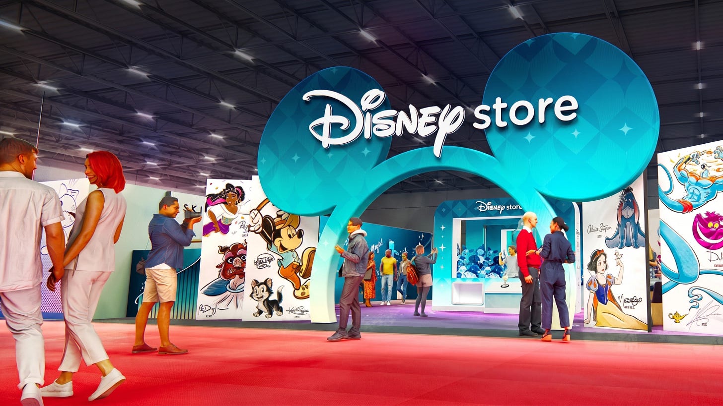 The Walt Disney Company Store runs on a virtual queue Friday