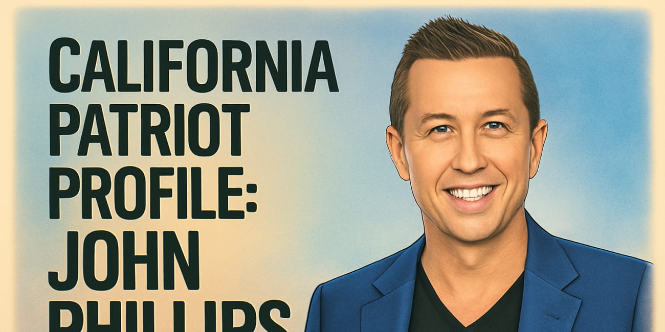 California Patriot Profile: A Voice Built in California — The Steady Rise of John Phillips 