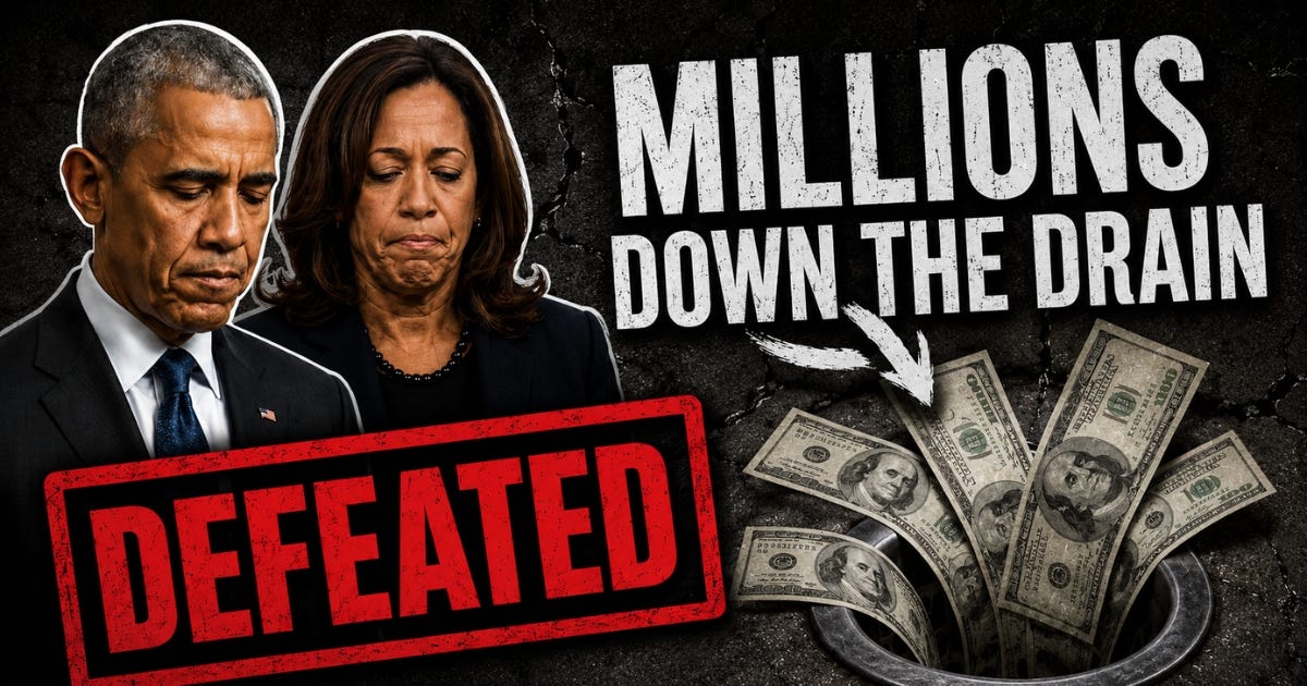 Obama, Kamala-Backed Democrats Face Bruising Defeat While Burning Millions Obama, Kamala-Backed Democrats Face Bruising Defeat While Burning Millions