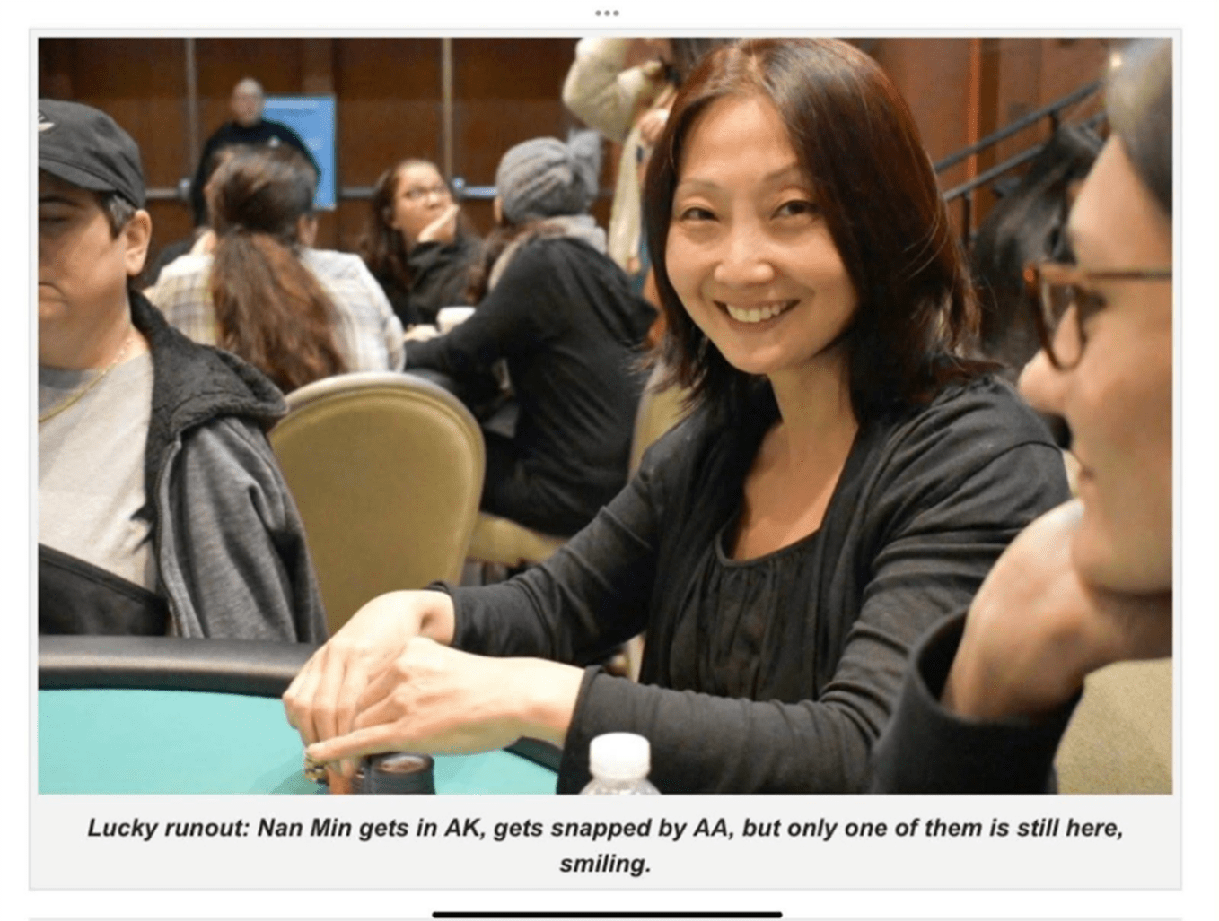 A person smiling at a poker table

AI-generated content may be incorrect.