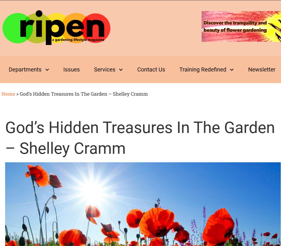 ripen gardening lifestyle magazine features Shelley Cramm