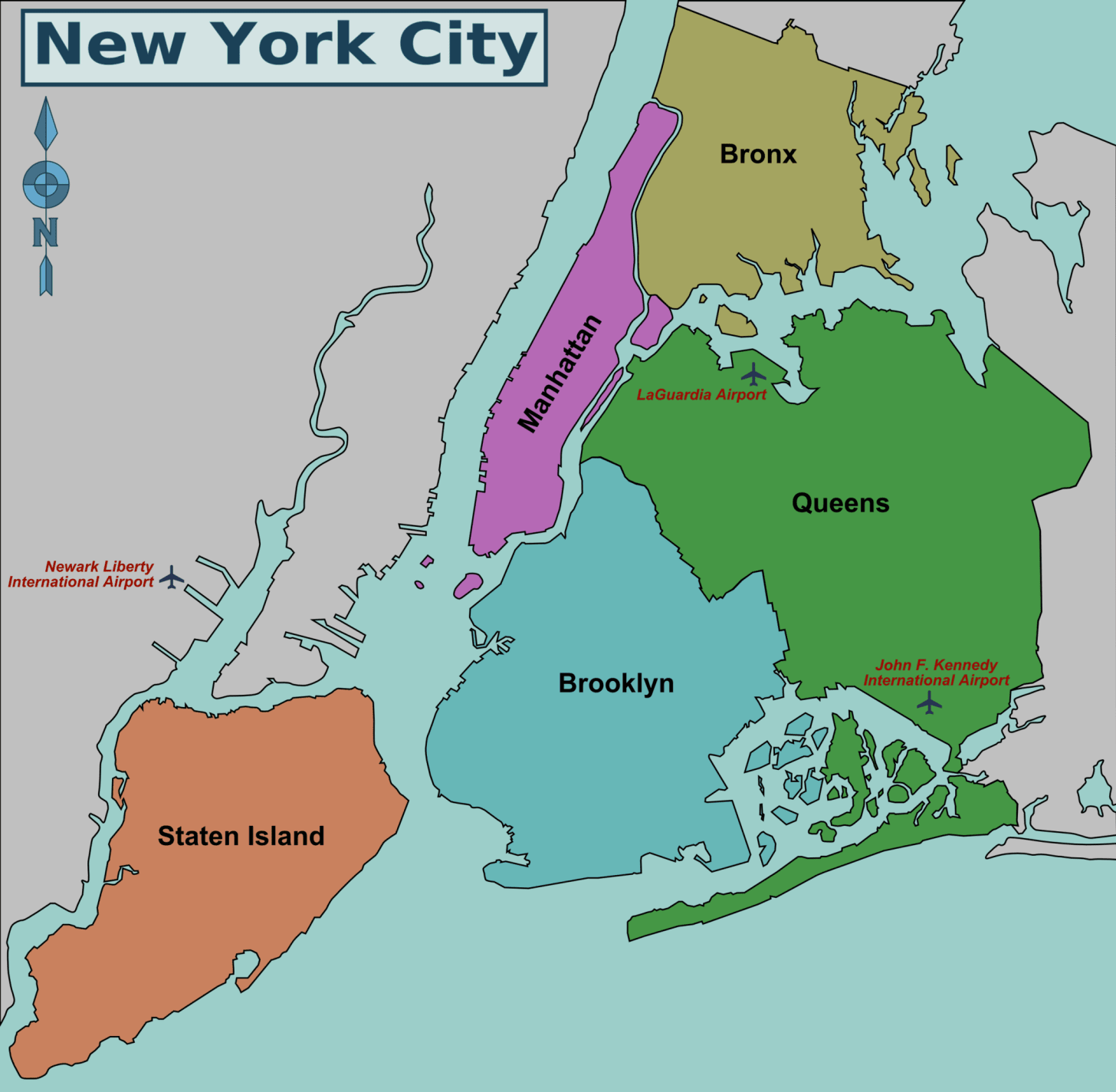 File:New York City District Map.png - Wikimedia Commons