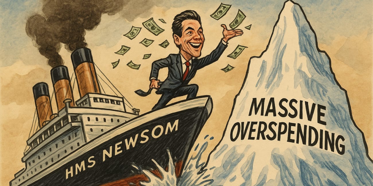 California Faces a Massive Budget Shortfall — Because Newsom Can’t Stop Spending
