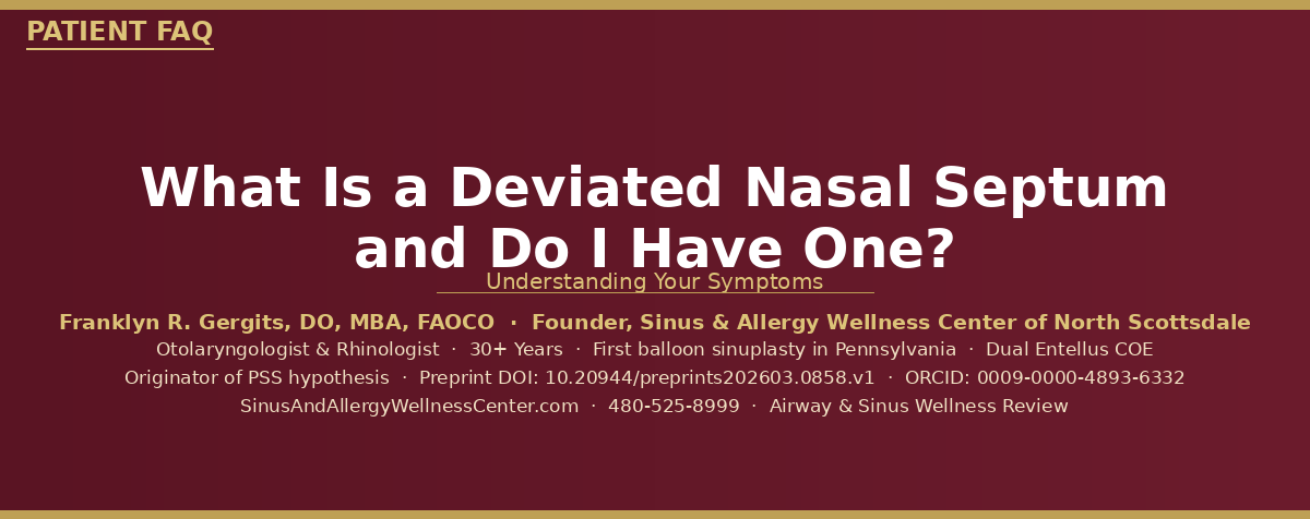 Septu What Is a Deviated Nasal Septum — and Do I Have One? : Sinus & Allergy ...
