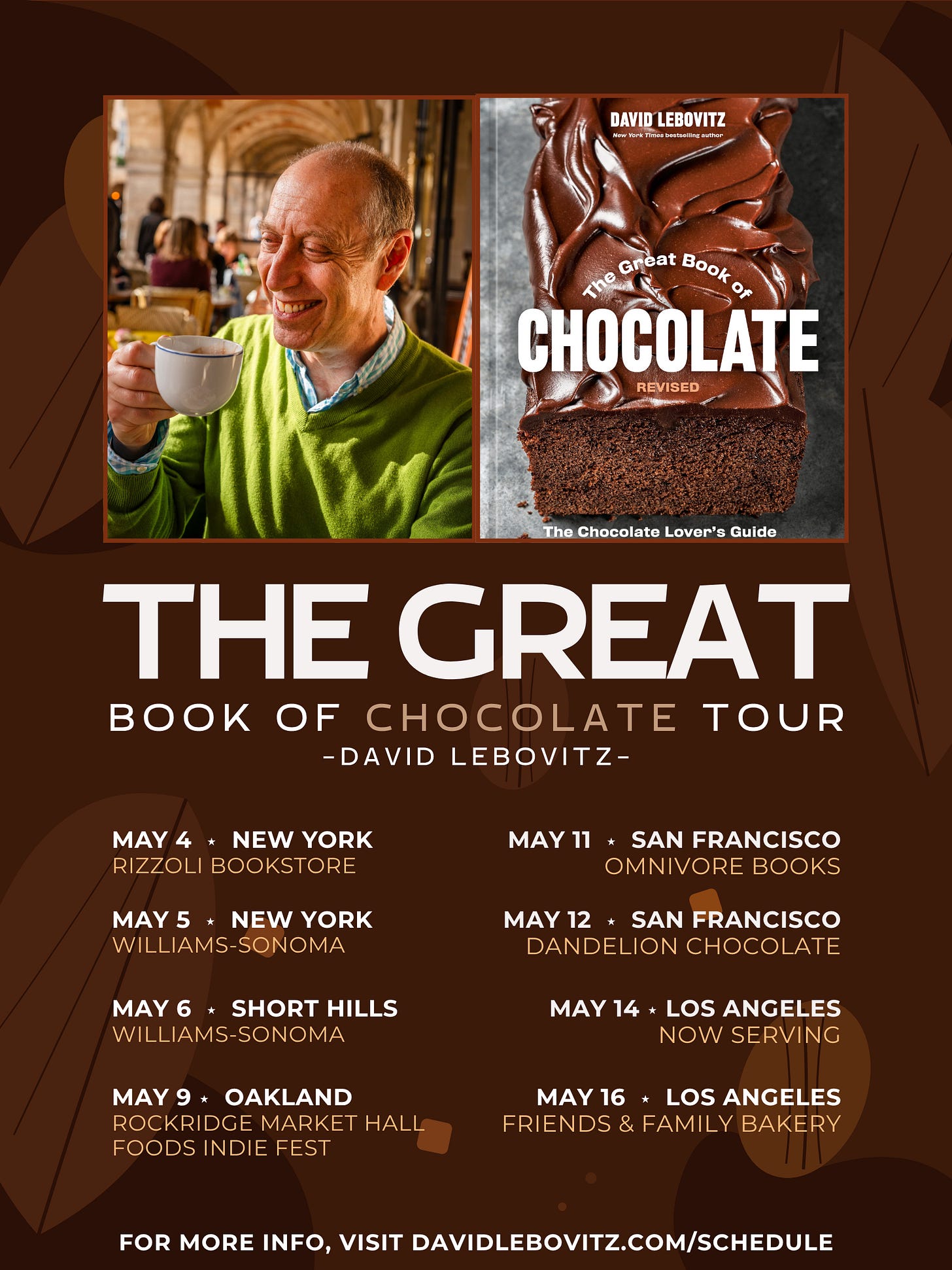 https://www.davidlebovitz.com/schedule/